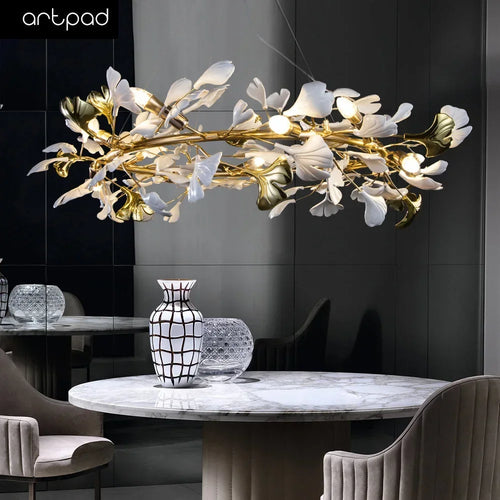 suspension nordique décorative avec abat-jour design élégant - vue 2 sur 16