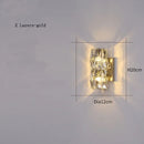 applique murale moderne en cristal pour décoration intérieure élégante