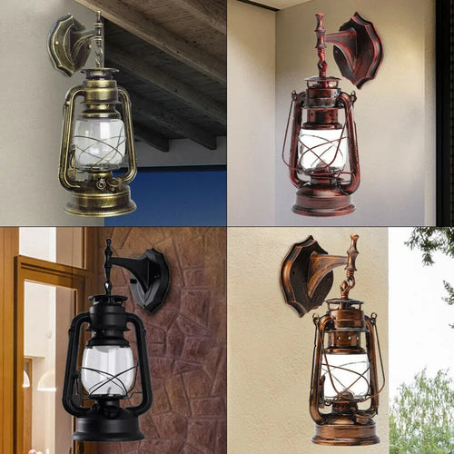applique murale vintage rustique style industriel pour extérieur - vue 9 sur 9