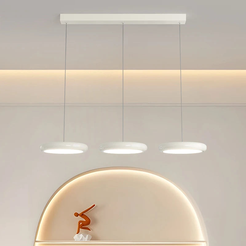 lustre led plafonnier moderne pour cuisine île bar intérieur - vue 5 sur 10