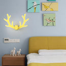 Applique murale tête de Cerf LED dessin animé