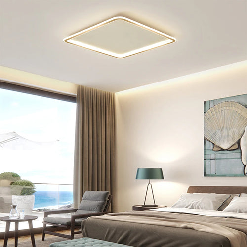 plafonnier led moderne simple variable ronde ou carrée - vue 2 sur 27