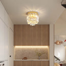 plafonnier en cristal style luxe pour éclairage créatif