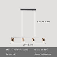 suspension led au design moderne et épuré pour intérieur original