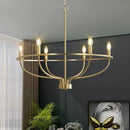 lustre suspension rétro led industriel anneau lumineux decorfixtures