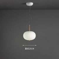 lustre nordique en verre avec suspension led pour décoration