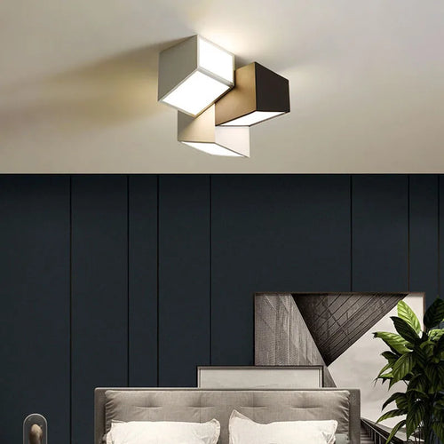 plafonnier led créatif nordique en acrylique éclairage décoratif intérieur - vue 4 sur 8