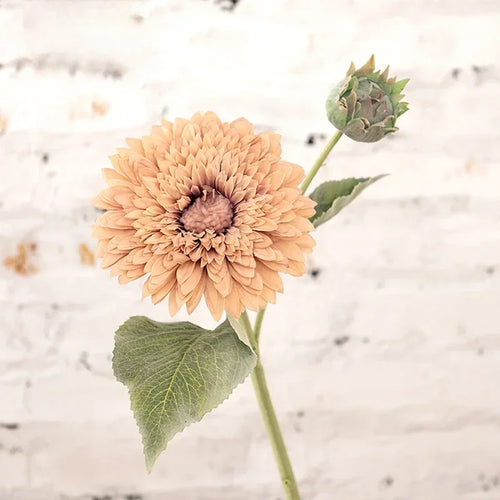 fleurs artificielles tournesols rétro double pétale décoration intérieure - vue 10 sur 10