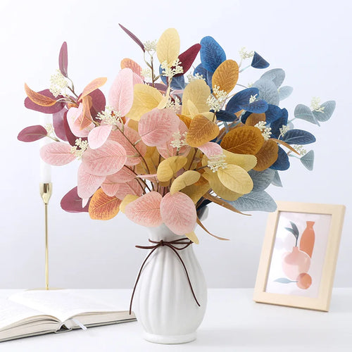 plantes artificielles eucalyptus avec fruits pour décoration moderne - vue 3 sur 12