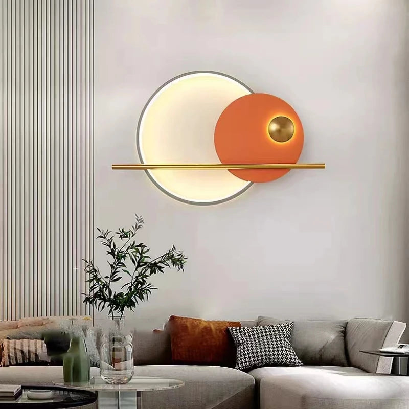 applique murale led minimaliste avec anneau pour restaurant - vue 2 sur 15