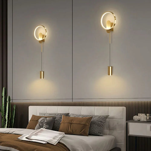 applique murale led moderne gradation de température - vue 4 sur 8