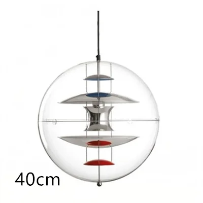 Design nordique en verre: Suspension Globe