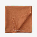 Serviette de table coton lavé style méditerranéen lot