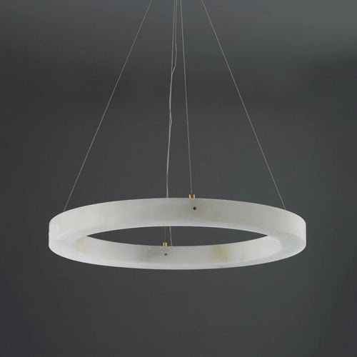 suspension circulaire en marbre pour décoration intérieure - vue 3 sur 6