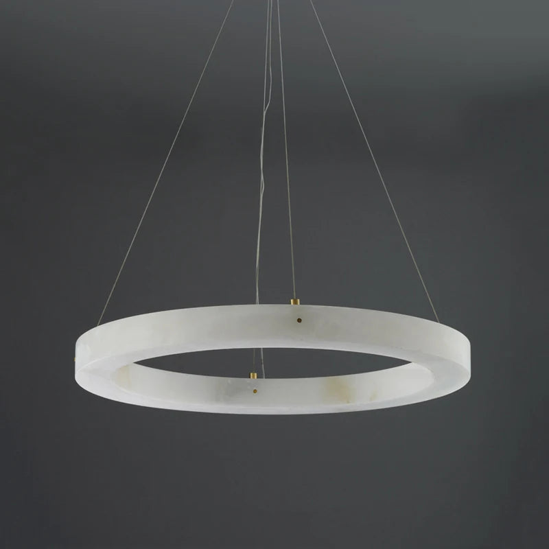 suspension circulaire en marbre pour décoration intérieure - vue 2 sur 6