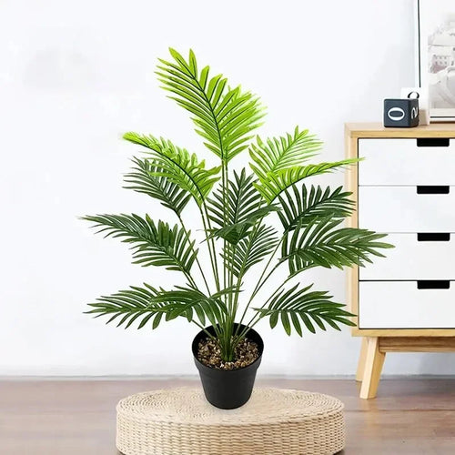 grandes plantes artificielles palmier et feuilles de bananier décoration jardin - vue 7 sur 6
