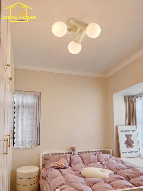plafonnier led moderne simple pour décoration intérieure chaleureuse - vue 3 sur 7