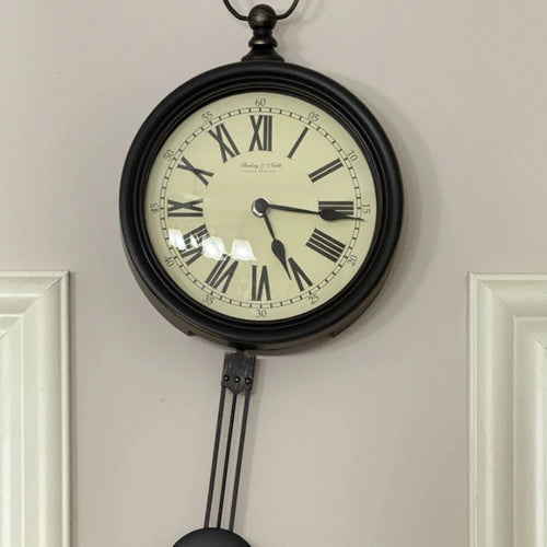 pendule murale numérique élégante style nordique silencieuse décorative - vue 2 sur 7