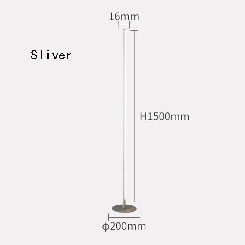 lampadaire led minimaliste moderne nordique pour étude