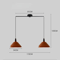 lustre macarone led design moderne pour intérieur élégant