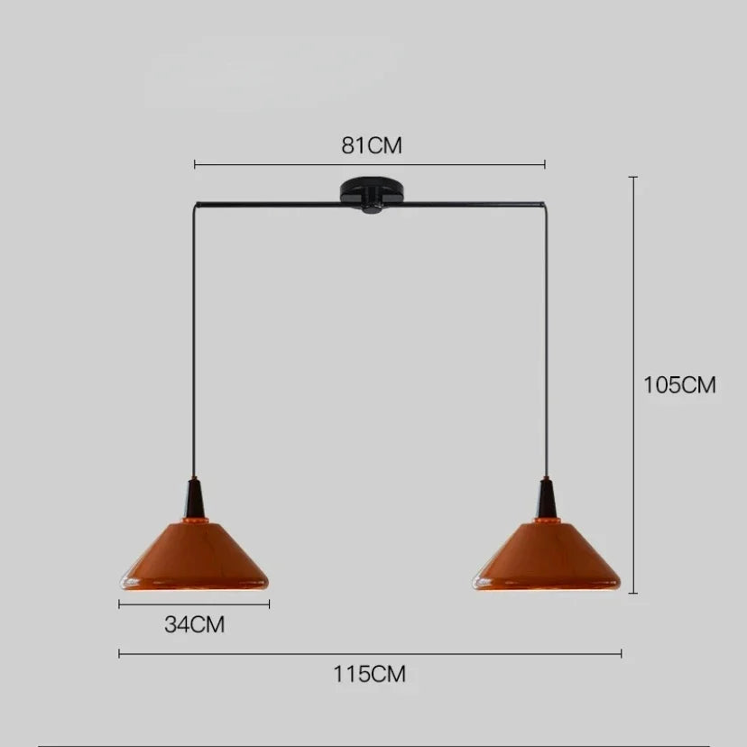 lustre macarone led design moderne pour intérieur élégant