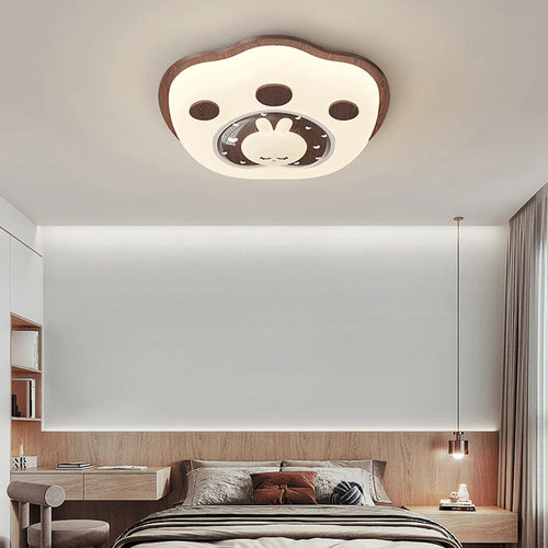 lustre led créatif animaux chat pour enfants - vue 3 sur 12