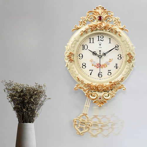 horloge murale de luxe silencieuse style moderne pour décoration intérieure - vue 2 sur 11