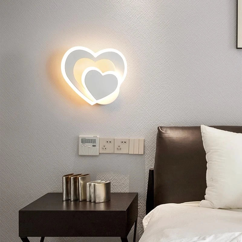 Applique LED en forme de coeur - vue 4 sur 12