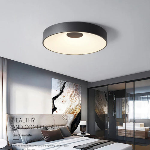 plafonnier led moderne minimaliste rond pour intérieur - vue 6 sur 10