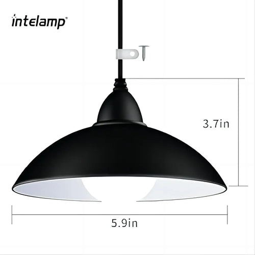 lustre solaire suspendu super lumineux avec télécommande étanche - vue 5 sur 6