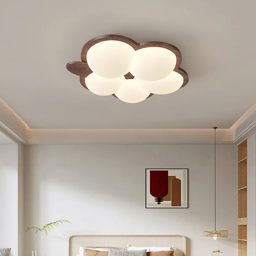 plafonnier style rétro wabi-sabi lapin créatif éclairage intérieur chaleureux - vue 3 sur 10