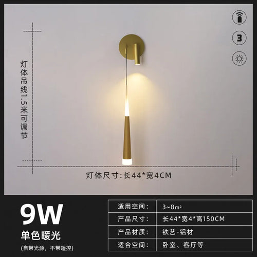 lampe de chevet design nordique moderne avec éclairage led - vue 15 sur 14