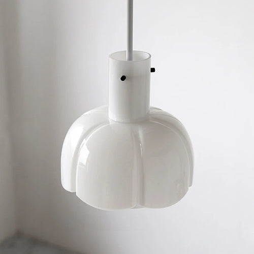 lampe led suspendue en verre design nordique pour intérieur - vue 5 sur 12
