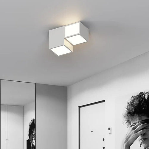 Lustre LED minimaliste intérieur éclairage cuisine - vue 3 sur 14