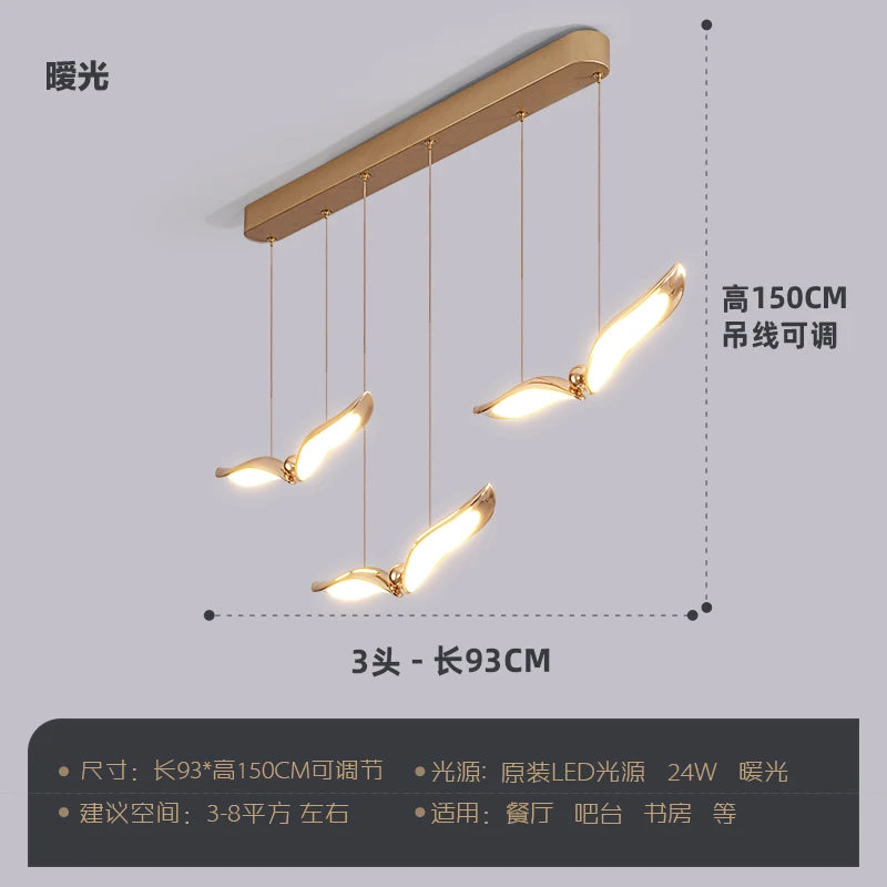 lustre moderne suspendu pour atmosphère créative et minimaliste - vue 8 sur 9