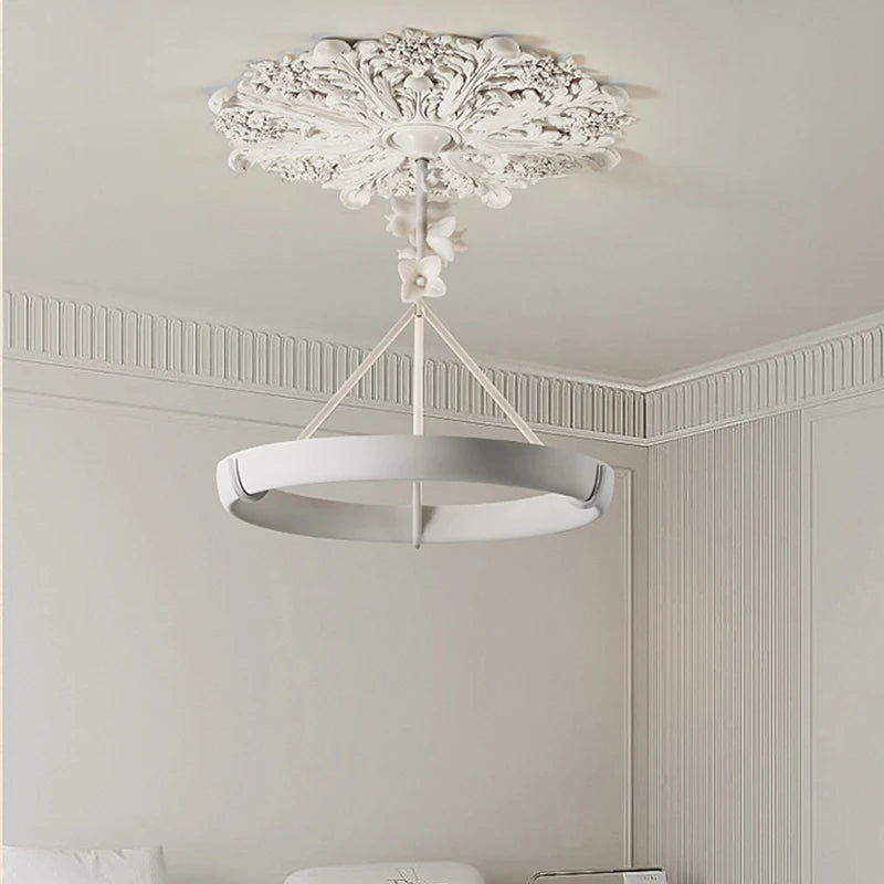 Aipaite Modern Faux Sculpture Round Chandelier is an indoor light fixture for living room, study and bedroom - vue 3 sur 22
