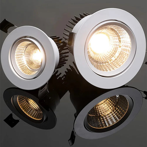 spot led encastrable plafond à intensité réglable éclairage intérieur - vue 2 sur 9