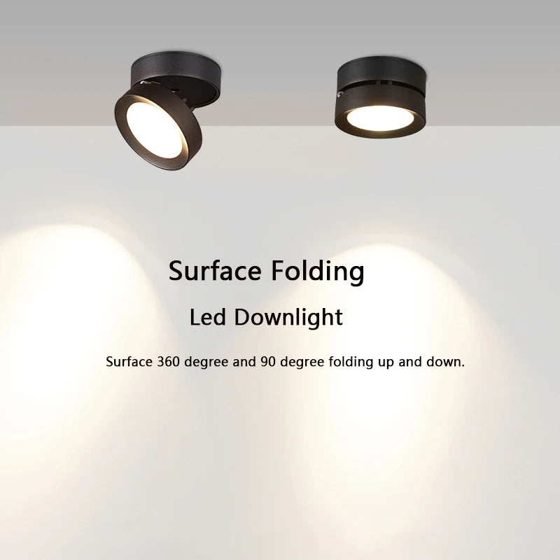spot led pliable encastrable en aluminium pour maison ou bureau - vue 6 sur 12