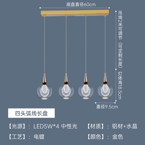 lustre moderne en cristal pour décoration intérieure animaux - vue 10 sur 13
