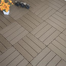 Dalles pvc emboitables effet bois terrasse jardin 300mm