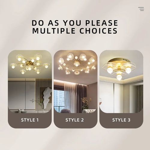 plafonnier led moderne design suspendu élégant pour intérieur - vue 2 sur 13