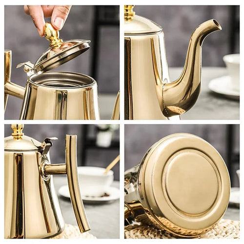 Bouilloire inox avec infuseur amovible tous feux - vue 7 sur 7