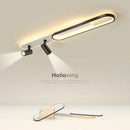 plafonnier moderne à leds avec projecteur pour décoration maison
