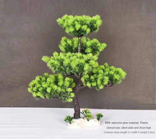 plante artificielle bonsaï en plastique pour décoration intérieure - vue 13 sur 41