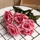 bouquet de roses artificielles pour décoration intérieure et extérieure