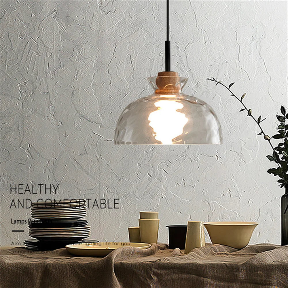 suspension en verre moderne pour décoration intérieure élégante - vue 4 sur 9
