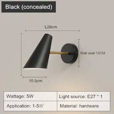 lampe de chevet nordique moderne avec interrupteur créatif ajustable - vue 9 sur 8