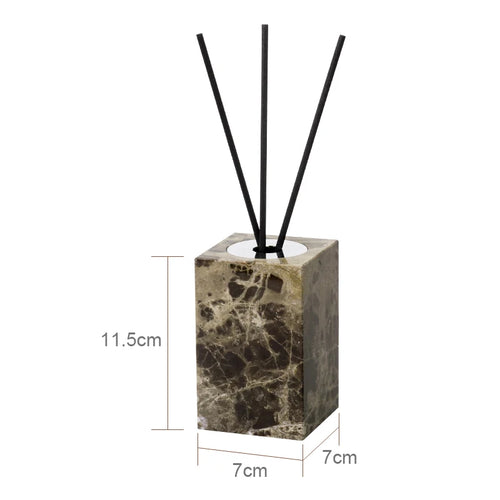accessoires de salle de bain en marbre naturel ensemble luxe - vue 23 sur 27