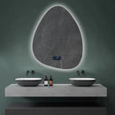 miroir intelligent multifonction avec haut-parleur bluetooth et éclairage réglable