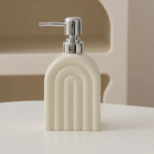 distributeur de savon en céramique portable pour shampoing et eau - vue 22 sur 21